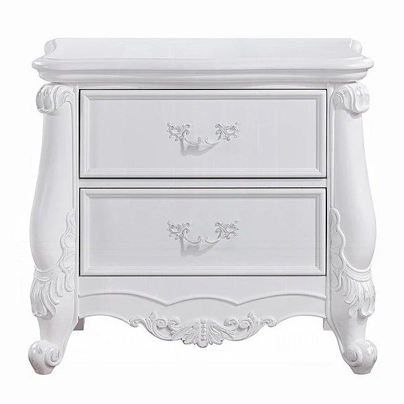 ACME Latisha 2 Drawer Nightstand in White BD02255