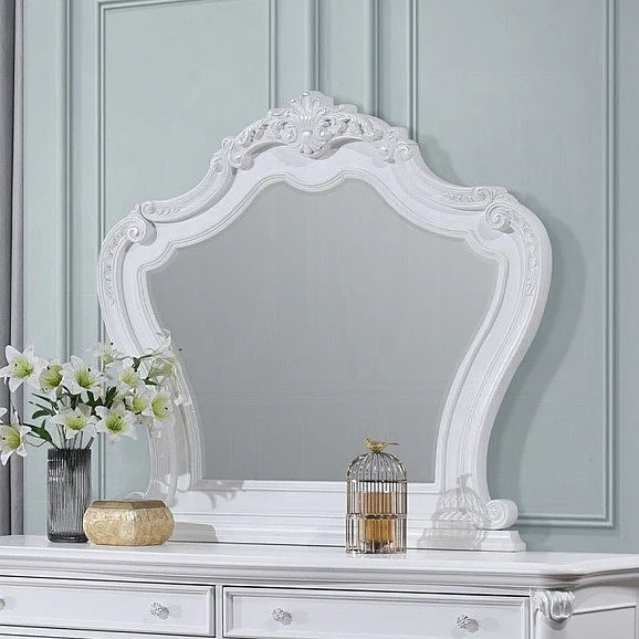 ACME Latisha Mirror in White BD02256