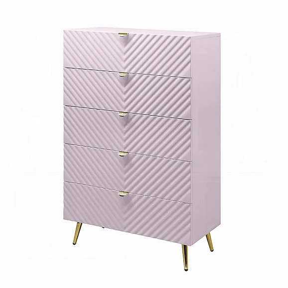 ACME Gaines Chest in Pink High Gloss BD02666