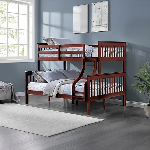 ACME Marita Bunk Bed Twin/Full in Cherry BD04020