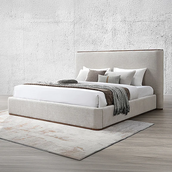 ACME Orane Eastern King Bed in Gray Fabric BD04581EK