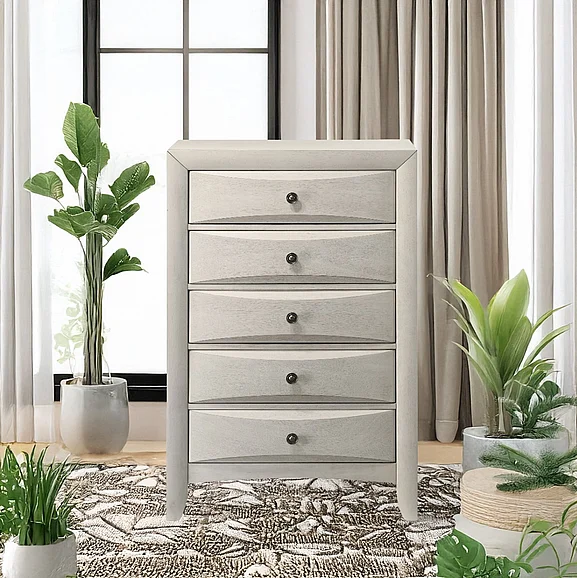 ACME Ramondi Chest in Antique White BD05286