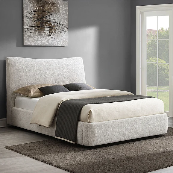 ACME Renee Full Bed in Aperol Beige Chenille BD05460F