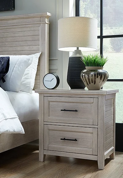 John Thomas Sanibel 2 Drawer Nightstand in Macchiato BD96-2402