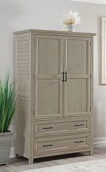 John Thomas Sanibel Wardrobe in Macchiato BD96-2433AB