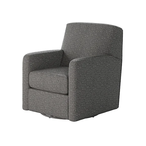 Southern Motion Flash Dance Swivel Glider in Charcoal 101 123-14