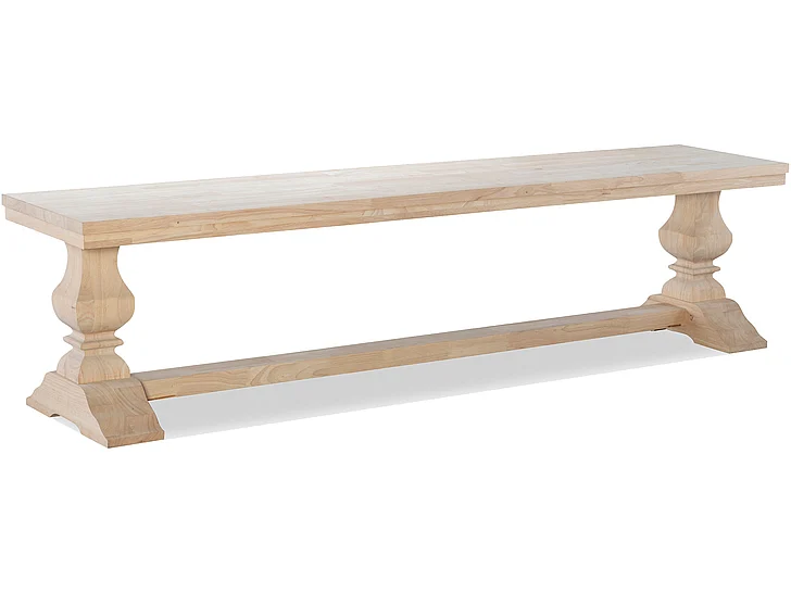 John Thomas Unfinished Accent Bench BE-18A;BE18B