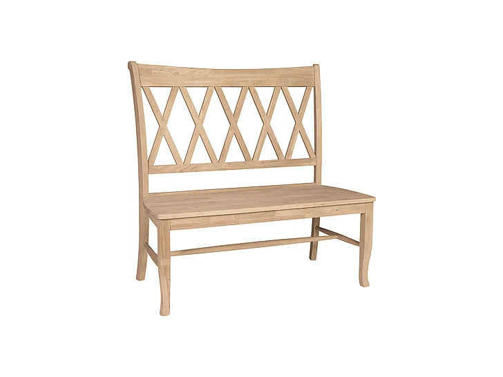 John Thomas Unfinished XX-Back Bench BE-20B