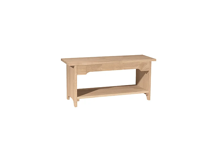 John Thomas Unfinished 36'' Brookstone Bench BE-36