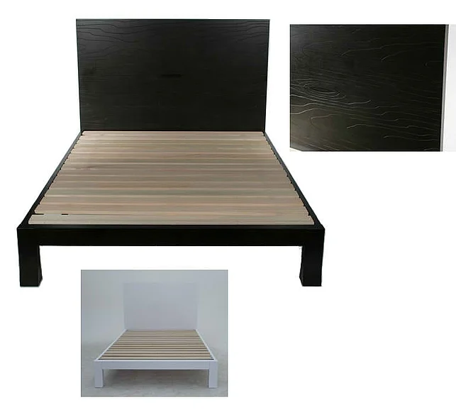 Indo Puri Horizon Queen Platform Bed in Dark Espresso