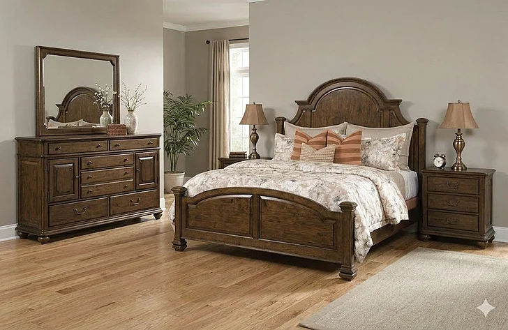 Kincaid Commonwealth Allenby 2pc Bedroom Set in Brown