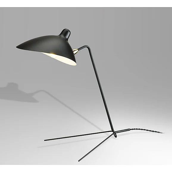Bethel Black Steel Frame Table Lamp BEL66BLK