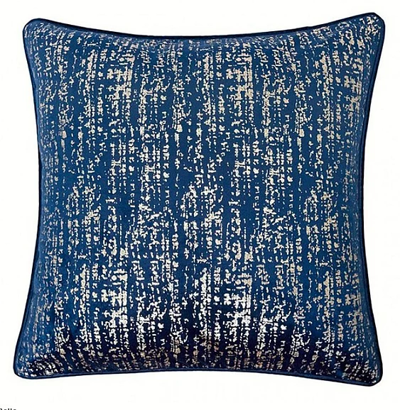 Furniture of America Belle Accent Pillow in Blue PL8066-2PK