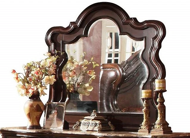 Galaxy Home Bella Mirror in Dark Walnut 808857693105