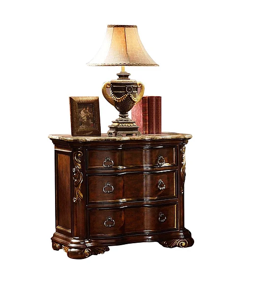 Galaxy Home Bella Nightstand in Dark Walnut 808857778543