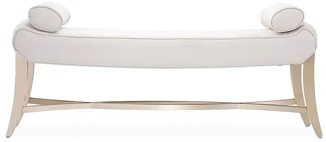 AICO Malibu Crest Bed Bench in Chardonnay 9007904-822