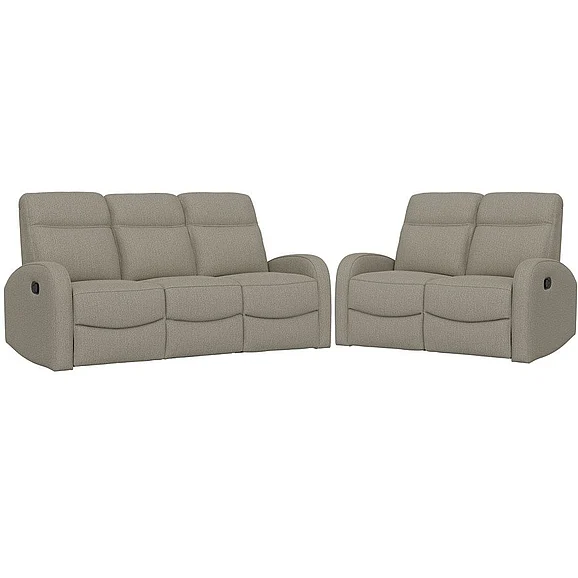 Emerald Home Benjamin - U7498 2pc Manual Living Room Set in Tan