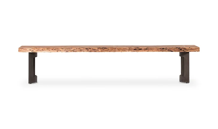 Moe's Home Collection Bent Large Bench in Brown