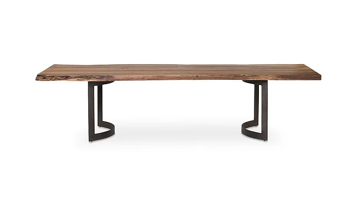 Moe's Home Collection Bent Small Dining Table in Light Brown VE-1001-03-0