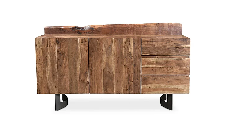 Moe's Home Collection Bent Sideboard in Natural Stain VE-1040-03