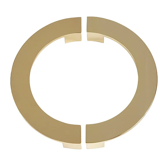 Worlds Away Bernard Two Piece Hardware Set in Brass Finish BERNARD HBR CLOSEOUT