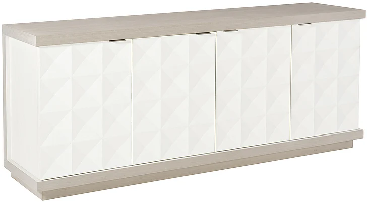 Bernhardt Axiom Buffet in Linear Gray/White 381-134 PROMO
