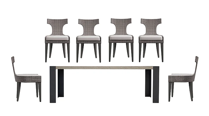 Bernhardt Exteriors - Cedar 7-Piece Dining Set