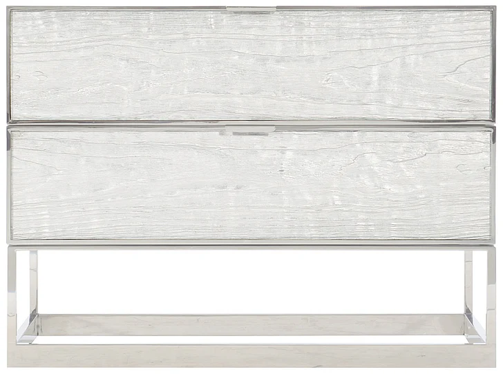 Bernhardt Interiors Parkhurst Nightstand in White Lacquer 382-229