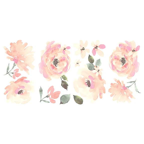 York RoomMates Floral Blooms Wall Decals RMK3673SCS
