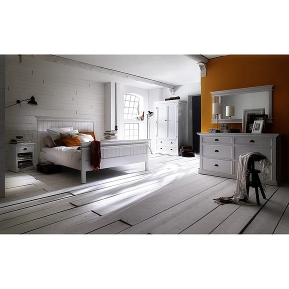 Nova Solo Halifax 4pc Bedroom Set in White