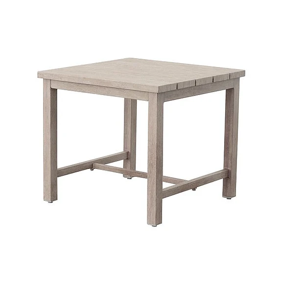 Steve Silver Blakley Aluminum End Table in Whitewashed BLA600E