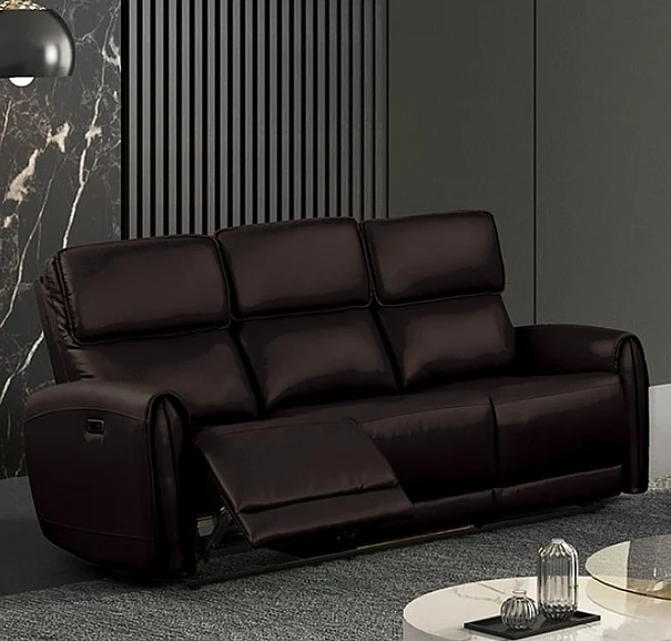 Furniture of America Schlieren Power Sofa in Black FM6012BK-SF-PM
