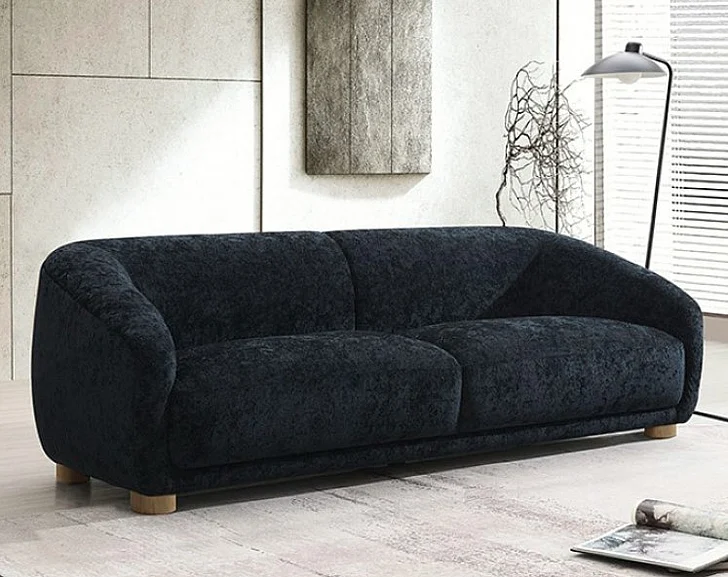 Furniture of America Kolvere Sofa in Black FM61006BK-SF