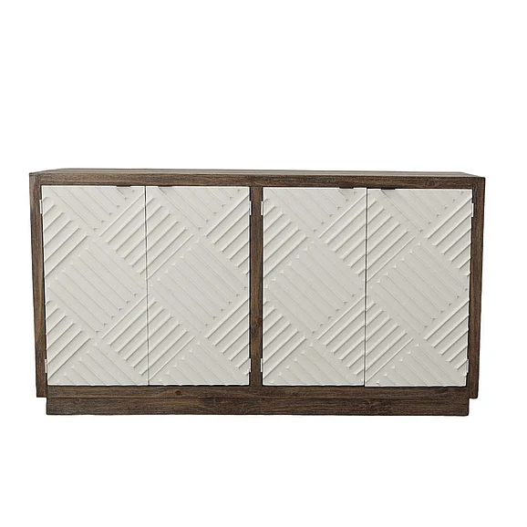 Split Nickel Blair 4 Door Console MIC-BLAIR-4DC | COB544