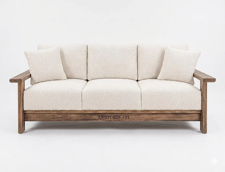 IFD Duna Sofa in Off White IUP531-SOF-131