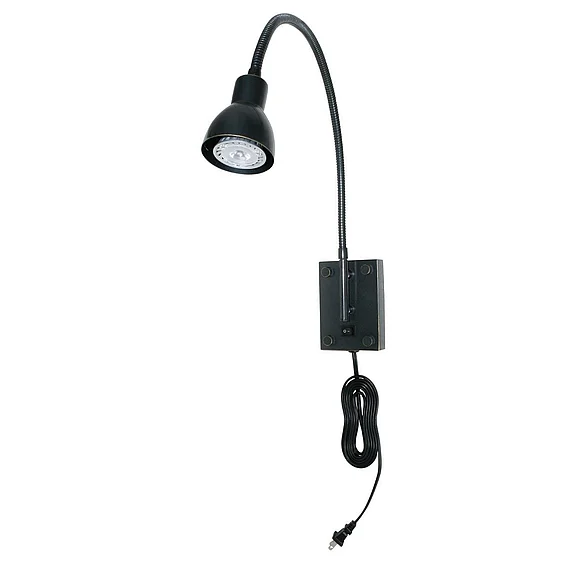 Cal Lighting LED Gooseneck Wall Reading Lamp BO-119-DB