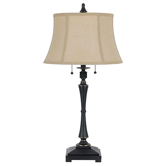 Cal Lighting Madison Table Lamp BO-2443TB