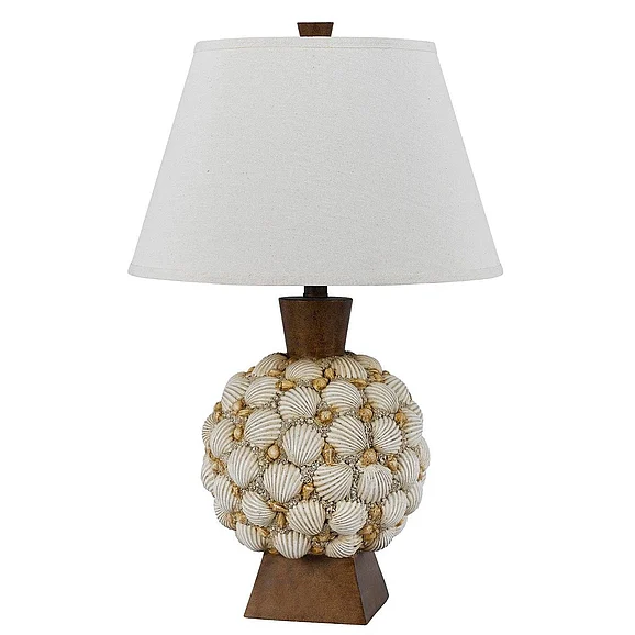 Cal Lighting Seashell Table Lamp BO-2614TB