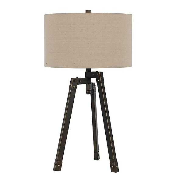 Cal Lighting Tripod Table Lamp BO-2626TB
