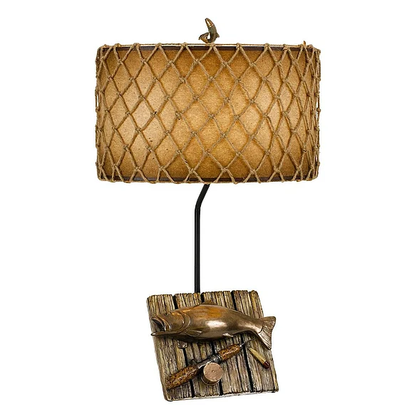 Cal Lighting Fishing Table Lamp BO-2664TB