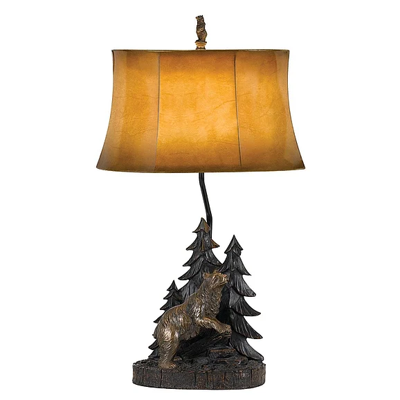 Cal Lighting Bear Table Lamp BO-2733TB