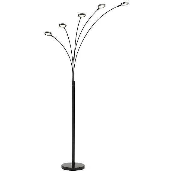 Cal Lighting Cremona Led Arc Floor Lamp BO-2873FL-5L-DB