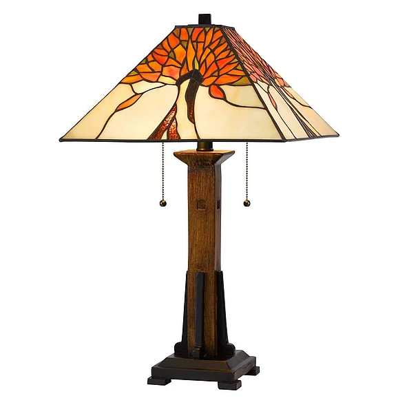 Cal Lighting Tiffany Table Lamp BO-3010TB