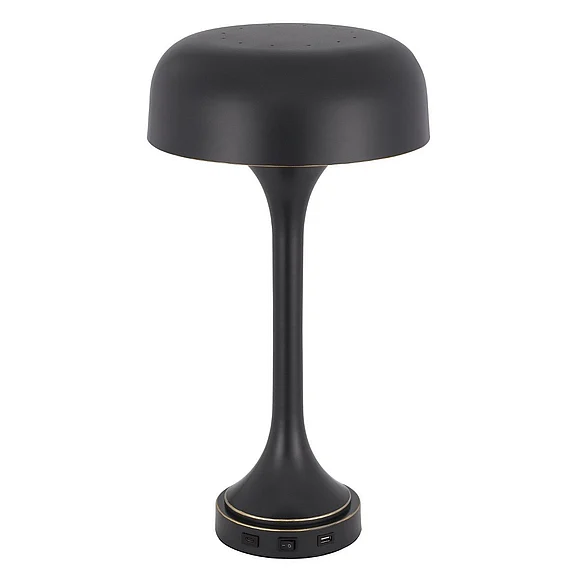 Cal Lighting Mushroom Table Lamp BO-3053TB-DB