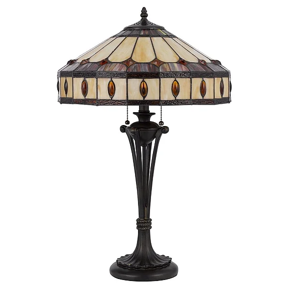 Cal Lighting Tiffany Table Lamp BO-3077TB