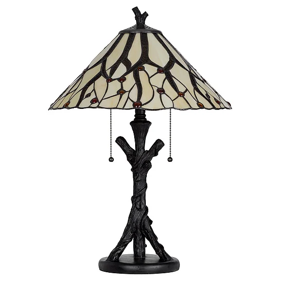 Cal Lighting 3104 Tiffany Table Lamp BO-3104TB