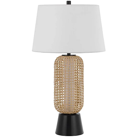 Cal Lighting Wicker Table Lamp BO-3219TB