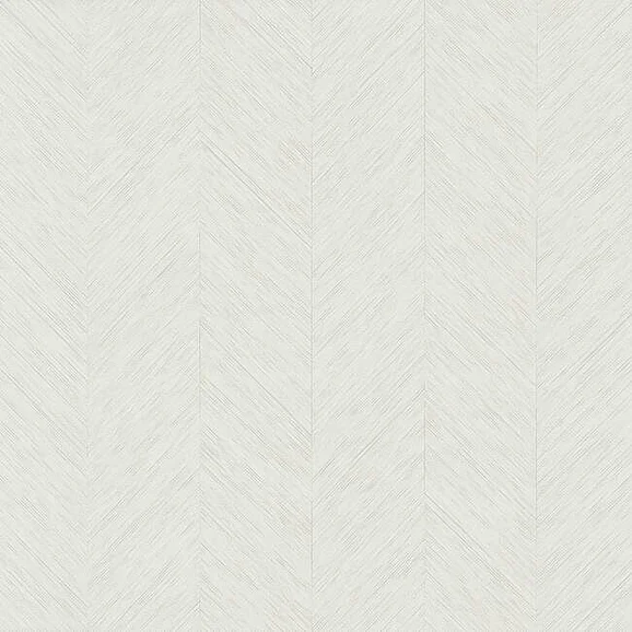 York Bohemian Luxe E38 Metallic Chevron Wallpaper in White BO6601 (8-Yards) FedEx/UPS