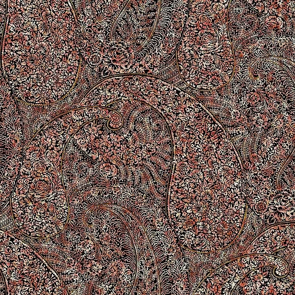 York Bohemian Luxe E38 Kashmir Dreams Paisley Wallpaper in Red BO6651 (Double Roll) FedEx/UPS