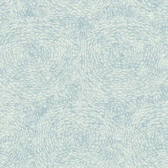 York Bohemian Luxe E38 Floret Wallpaper in Blue BO6754 (Double Roll) FedEx/UPS